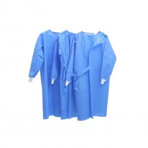 Wholesale Chemical Resistant Disposable Medical Gowns , Disposable Patient Gowns Microporous from china suppliers