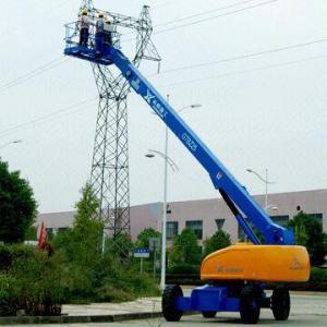 China Self-propelled Telescopic Hydraulic Man Lift/18m Lift Height/270kg Loading Capacity/Straight Arm on sale