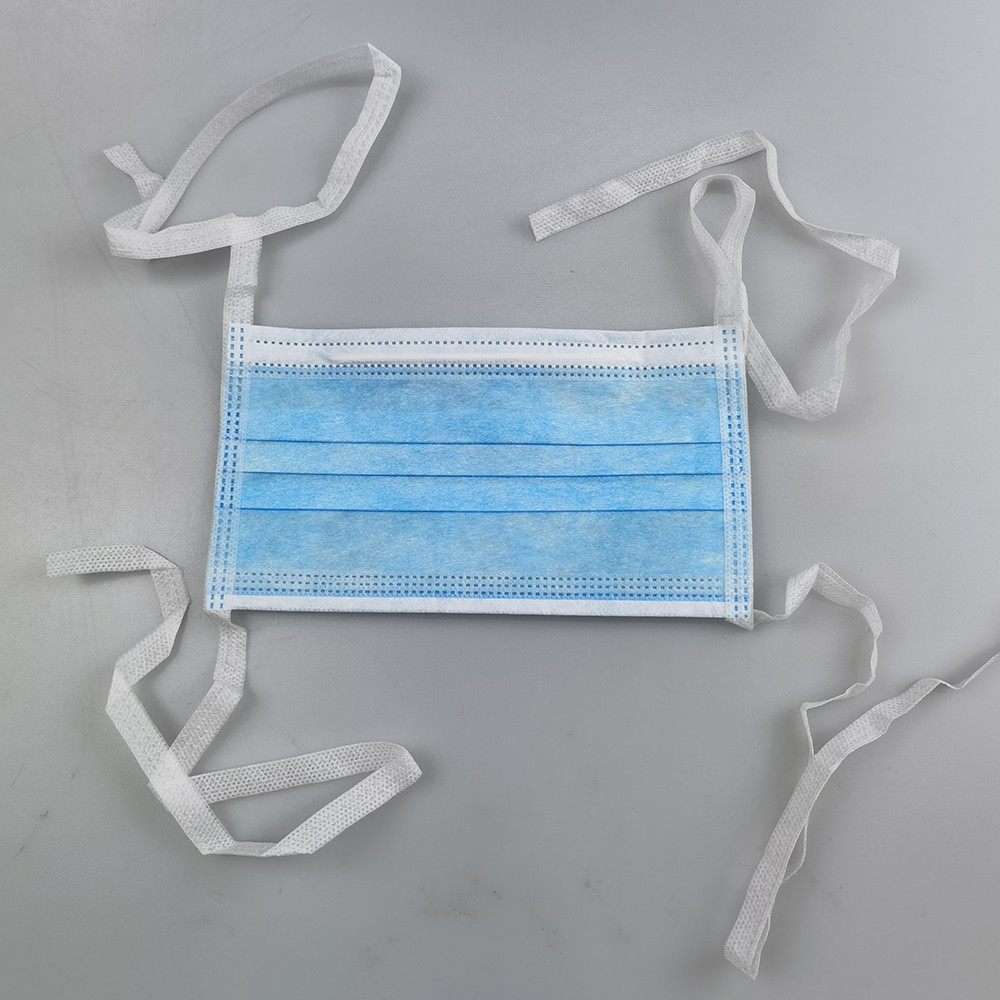 China Nonwoven Disposable Surgical Mask Consumable Elastic Earloop EO Gas Sterile on sale