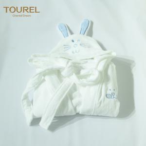 Wholesale Little Girl Hotel Quality Bathrobes / Kids Robes And Slippers OEM Service from china suppliers