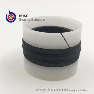 Quality Hydraulic cylinder compact piston oil seal TPM seal DBM seal 5 pieces per set white and black color for sale