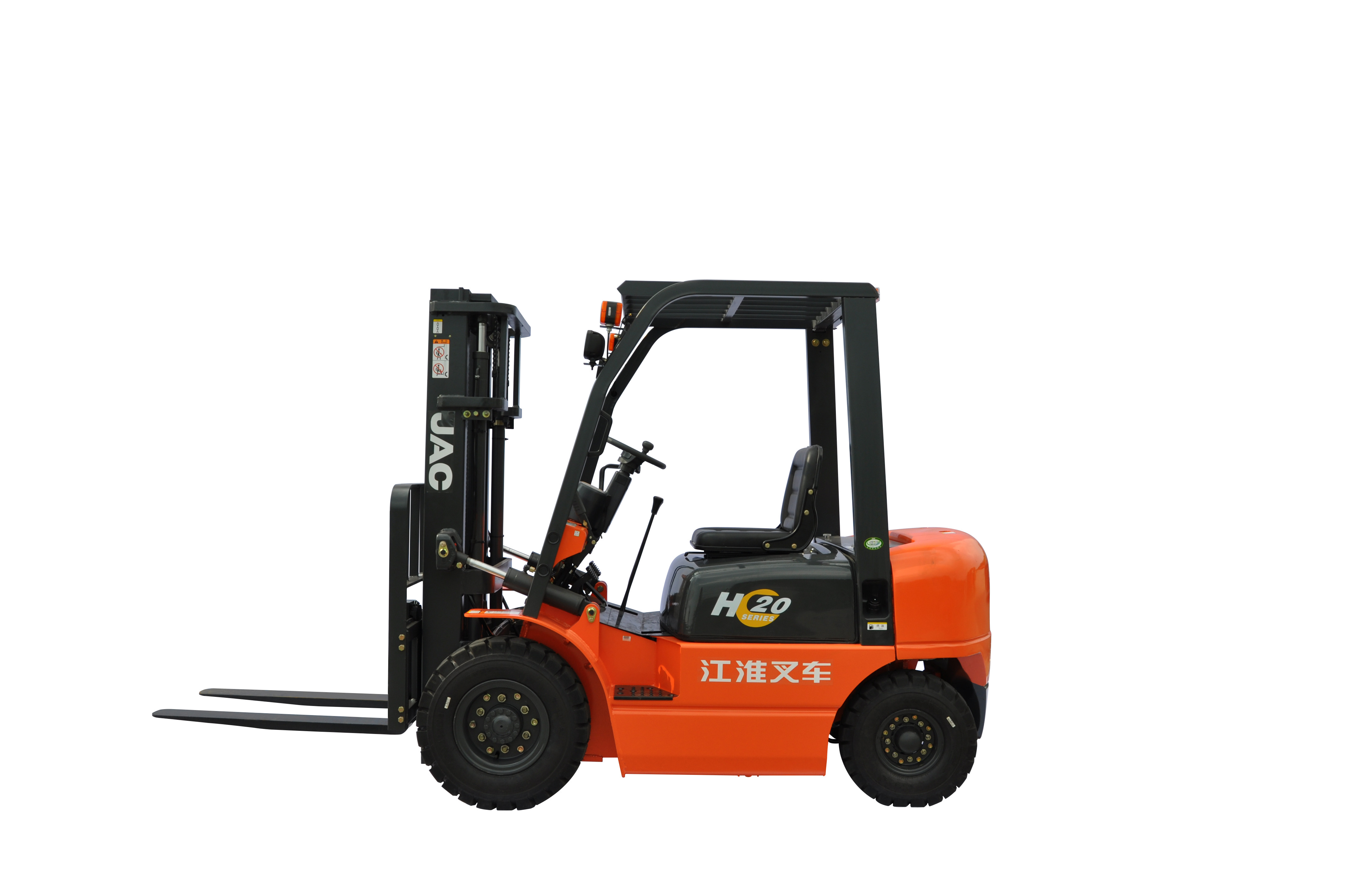Wholesale JAC Diesel Forklift Truck , Lifted Diesel Trucks With Excellent Manoeuvrability from china suppliers