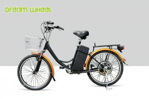 Wholesale CE 24 Inch Pedal Assist Electric Bike , Womens Pedal Assist Bike 36V Brushless Motor V Brake from china suppliers