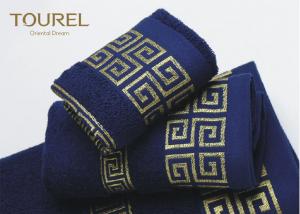 Wholesale Luxury Hotel Bath Towels16s Blue Color Hotel Collection Towels from china suppliers