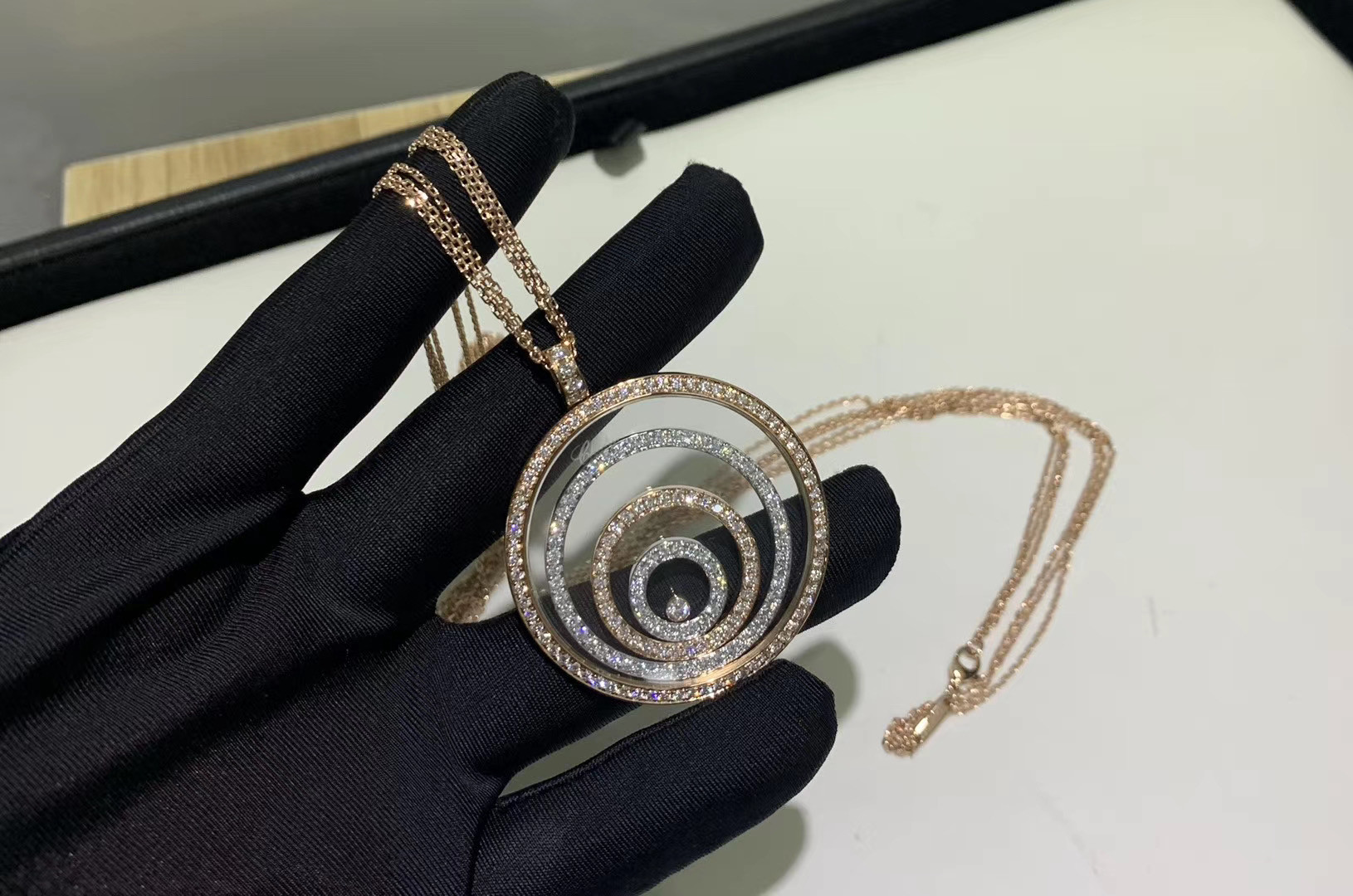 Wholesale Happy Diamonds Instagram Chopard Jewelry 18k rose gold No Gemstone from china suppliers