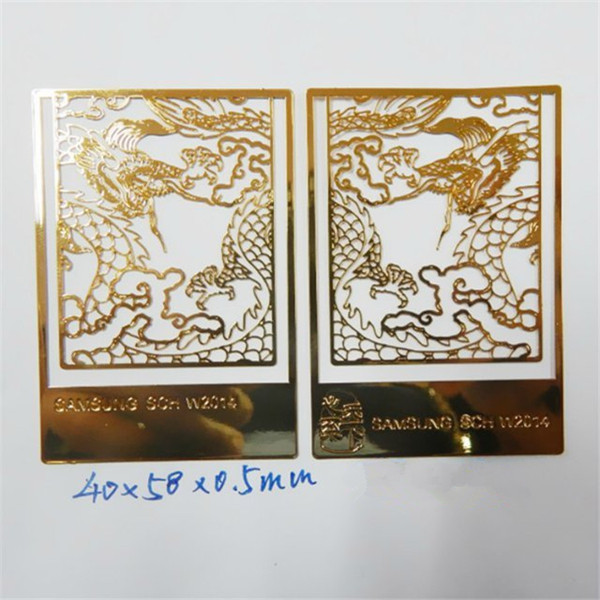 Wholesale China antique dragon design chemically etched bookmark, photo etched page marker bookmarks from china suppliers