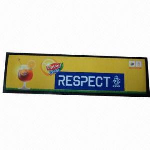 Wholesale Bar Mat/Bar Runner Mat/Beer Mat, Made of rubbe and Nonwoven Fabric, for Promotional Purposes  from china suppliers