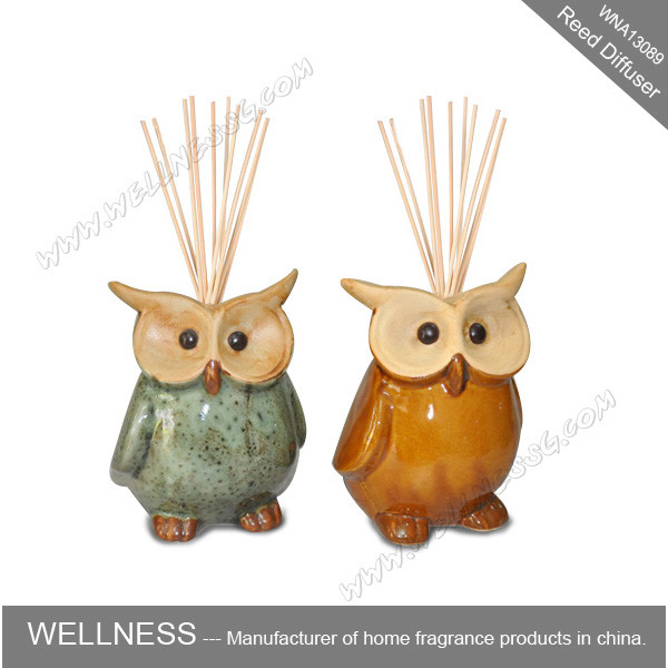 Wholesale Cute colorful animal shaped ceramic reed diffuser for home decoration from china suppliers