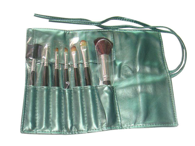 Wholesale Cosmetic Brush Set , PU pouch, 6pcs, used for promotion,gift, beauty care, travel from china suppliers