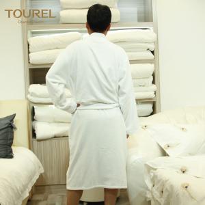 Wholesale Hotel Mattress Protectors White Luxury Towelling Bathrobe Terry Cloth Spa Robe from china suppliers
