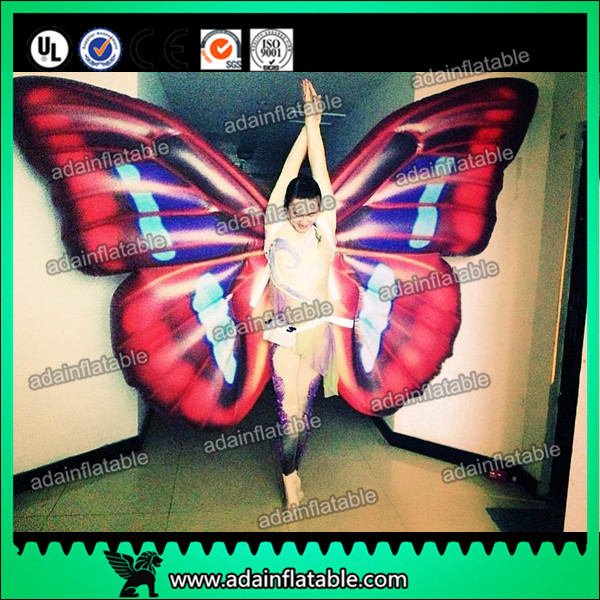 Wholesale Customized Parade Walking Inflattable Cartoon Moving Inflatable Butterfly Costume from china suppliers