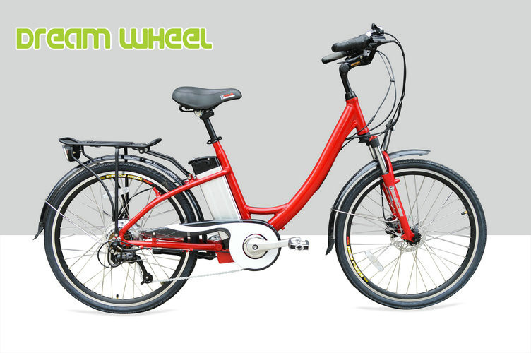 Wholesale Gear Motor Electric Urban Bike 48V 500W With Tektro Hydraulic Disc Brake from china suppliers