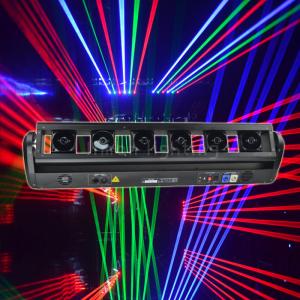 Wholesale American Music Dj Equipment 6 Head RGB Laser Moving Bar Lights from china suppliers