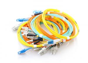 China SC Fiber Patch Cord 100% Insertion Loss Less  on sale
