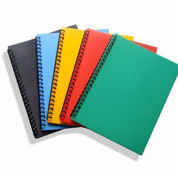Quality PP Display Books with Plastic Comb Binder and 20 Sheets of Inner Pockets for sale