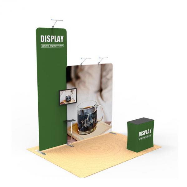 Advertising Portable Trade Show Booth Displays Indoor Time Saving Floor Standing