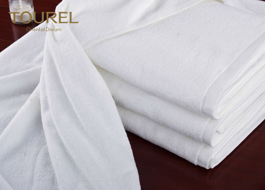 Wholesale Plain White Tea Towels 21s/2 For Hotel Cotton Terry Cloth Hand Towels Wholesale from china suppliers