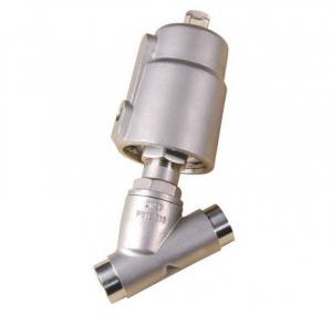 Wholesale Neutral Gas Normal Open NO Pneumatic Angle Seat Valve from china suppliers