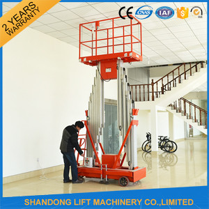 China High Strength Aluminum Alloy Mobile Lifting Table , Electric Hydraulic Motorcycle Lift Table  on sale