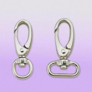 Wholesale Swivel Snap Hook for 10 to 20mm Lanyards, Bags and Leather Products, with Nickel Plating from china suppliers