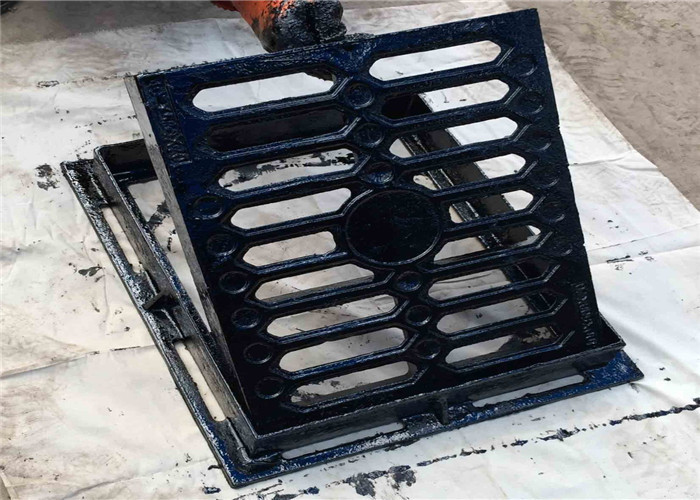 Quality Drainage Channel Square Cast Iron Drain Cover Shock Absorption 700MM X 700MM for sale