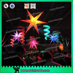 Wholesale Event Ceiling Inflatable Stage Decoration LED Star Light With 210T Polyester Cloth from china suppliers