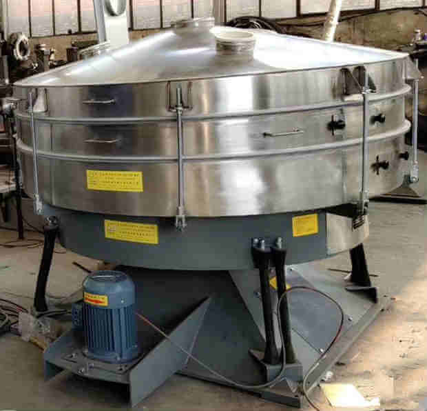 Wholesale Food industry apply chili powder separation rotary round vibro sifter screen high efficient from china suppliers