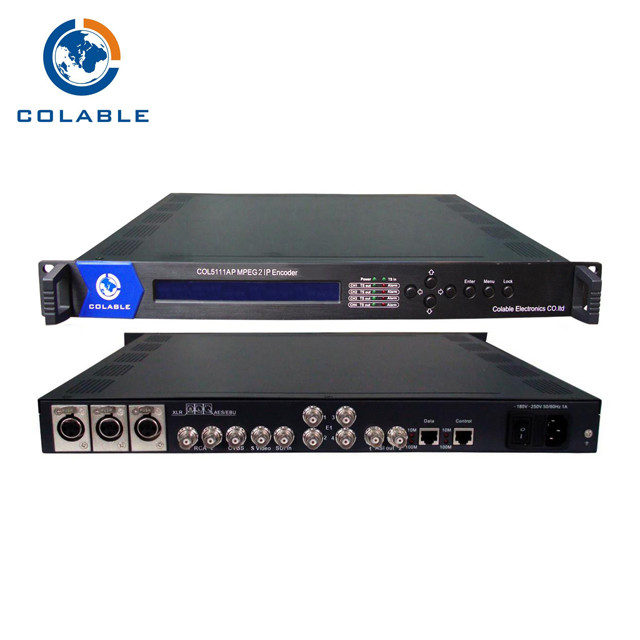Digital SD Video Encoder SDI CVBS S-video MPEG - 2 SD Encoder COL5111AP