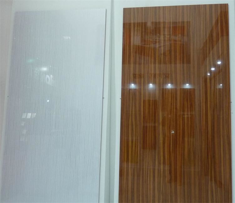 Wholesale Popular wood grain design acrylic mdf panel for kitchen cabinet from china suppliers