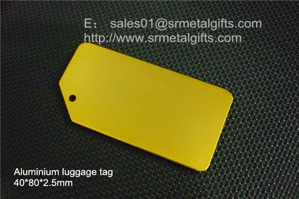 Wholesale Colored Aluminum tag with slide paper insert, personalized aluminium tags, from china suppliers