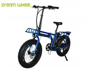 Wholesale 20"X4.0 Fat Tire Electric Folding Bike 48V 13Ah Samsung Cells from china suppliers