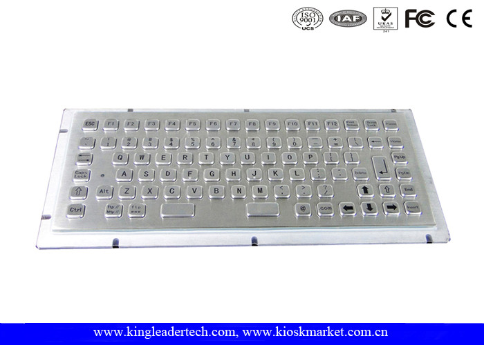 86 Keys Industrial Mini Keyboard IP65 Dust-Proof With PS/2 Or USB Interface