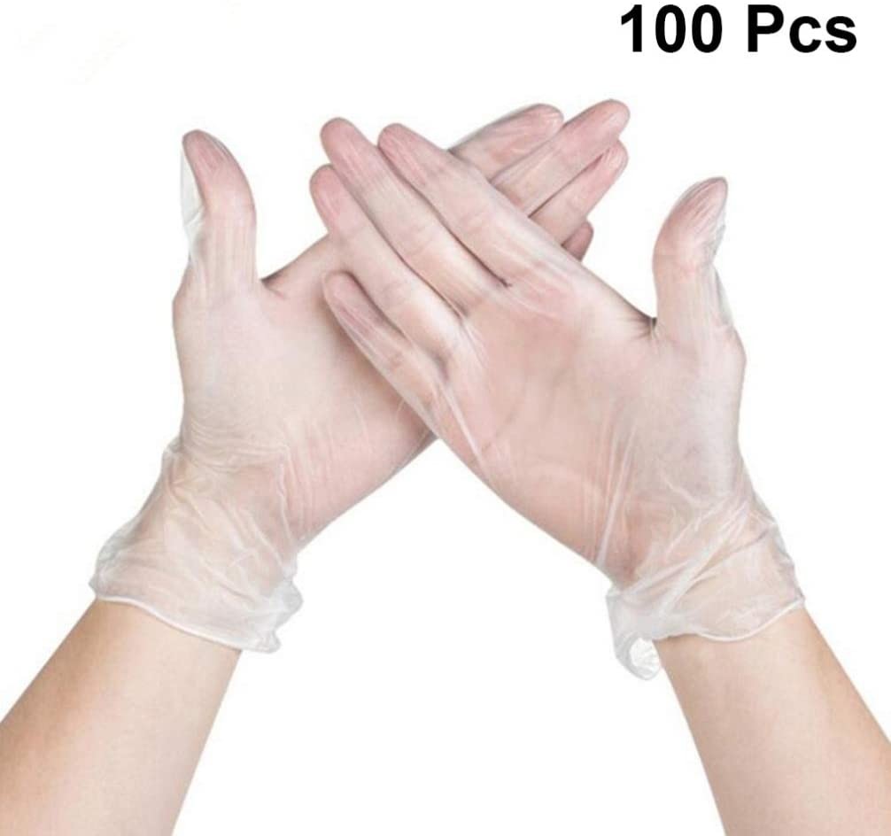 Wholesale Transparent Disposable Medical Gloves , Clear Disposable Gloves PVC Material from china suppliers