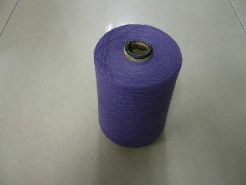 Wholesale Purple Colored Spinning Recycled High tenacity normal shrinkage polyester yarn from china suppliers