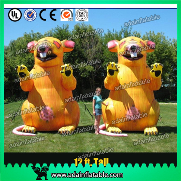Wholesale 3m Advertising Inflatable Mouse Oxford Event Inflatable Rat Cartoon For Parade from china suppliers