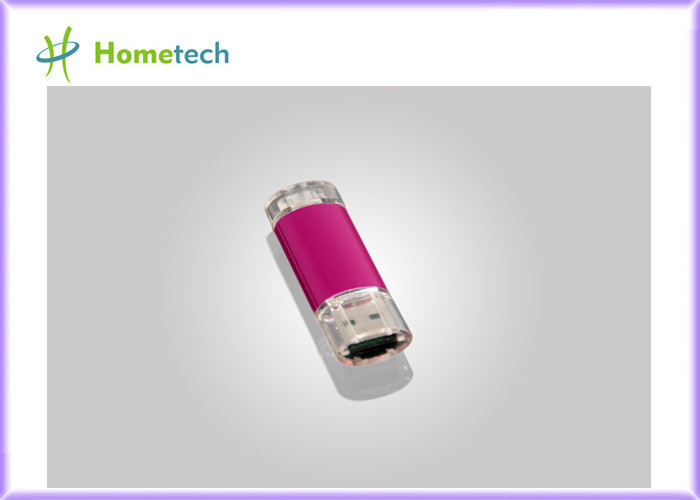 Quality OTG Smartphone Mobile Phone USB Flash Drive Pink For File Transfer for sale
