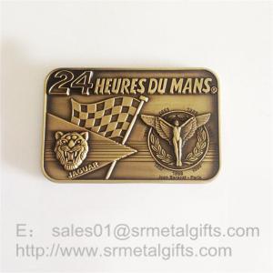 Wholesale Custom made Antique brass metal emblem plate sign plaques, zinc alloy, from china suppliers