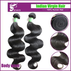 Wholesale High Quality Products Indian Hair Extension Tangle &amp; Shedding Free Virgin Unprocessed Hair 12inches from china suppliers