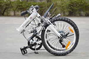 Wholesale OEM White 20 Inch Carbon Fiber Folding Mountain Bike from china suppliers
