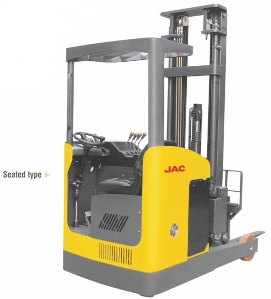 Wholesale Narrow Aisle Reach Truck Forklift 1.5 Ton Seated Type For Warehouses / Supermarkets from china suppliers