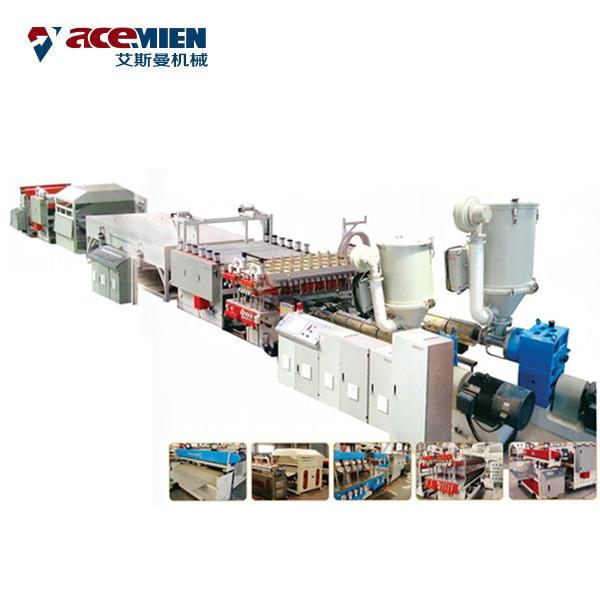 Quality PP PE Plastic Corrugated Hollow Sheet Making Machine , Plastic Sheet Extrusion Line for sale
