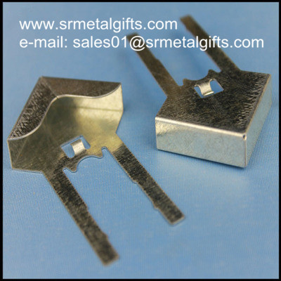 Wholesale Tailored steel stamping corner clips, precison spring clamp clasp from china suppliers