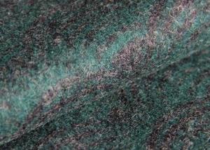 Dark Green Scale Faux Fur Craft Fabric , Summer Weight Wool Furnishing Fabric