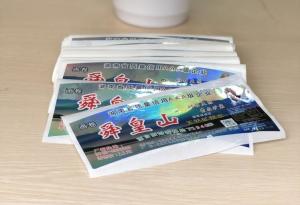 Wholesale Anti Dirty Security Hologram Stickers Multi Color For Attractions Tickets from china suppliers