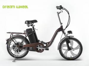 Wholesale 36V 250W Electric Folding City Bike Steel Suspension Frame from china suppliers