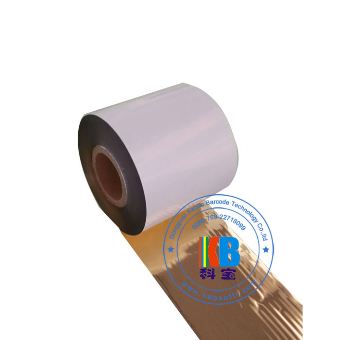 Wholesale Heat transfer printed garment satin clothing label printing glossy gold resin ink color printer ribbon from china suppliers