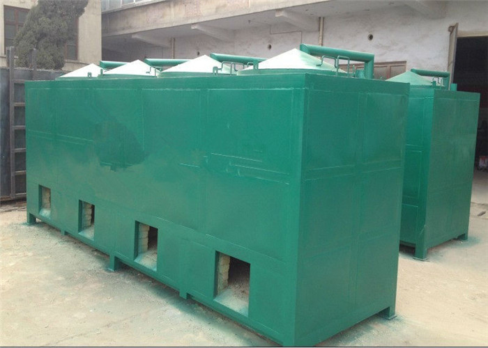 Air Flow Type Charcoal Carbonization Furnace For Wood Sawdust Raw Materials
