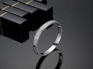 Wholesale One Of A Kind Love 18K 750 White Gold Diamond Wedding Bangle from china suppliers