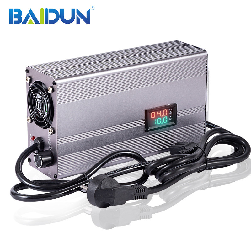 Wholesale Solar Lithium Battery Accessories Smart Lithium Battery Charger 10A from china suppliers
