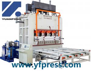 China Short cycle lamination press line/hydraulic hot press machine/hot press machine on sale